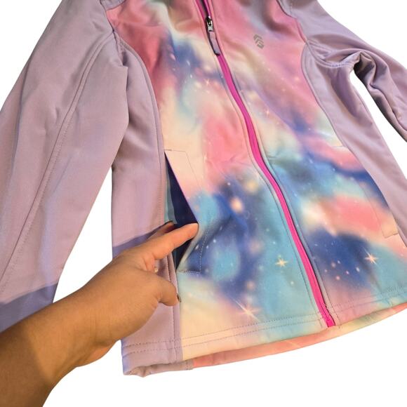 Free Country Girl's Softshell Jacket in Starry Candy Size: 10/12 - Picture 2 of 5